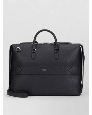 Dolce & Gabbana Leather Travel Bag - Black