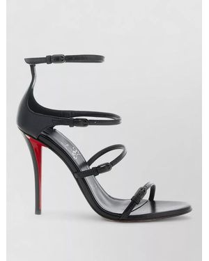 Christian Louboutin Milllenium Ankle Strap Open Toe Court Shoes - White
