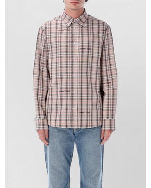 Off-White c/o Virgil Abloh Check Cotton Shirt Button Down Collar - Blue