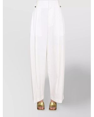 Bottega Veneta Wide-Leg Trousers - White