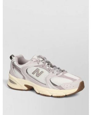 New Balance 530 Trainers Mesh Upper Panelled Design - Natural