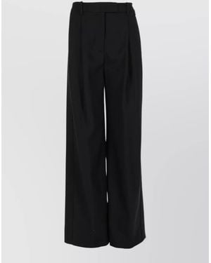 Herno Wide-Leg Pants - Black