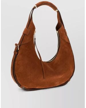 Moschino Leather Shoulder Bag - Brown