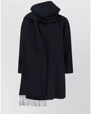 Balenciaga Cashmere Poncho - Blue