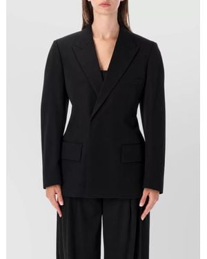 Bottega Veneta Wool Single-Breasted Blazer - Black