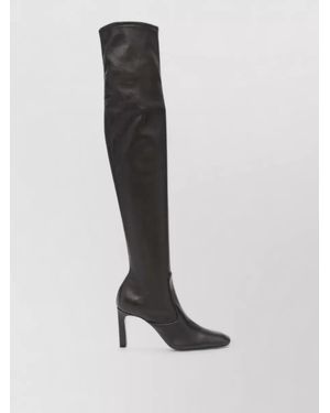 TOTEME Leather Over-The-Knee Boots - White