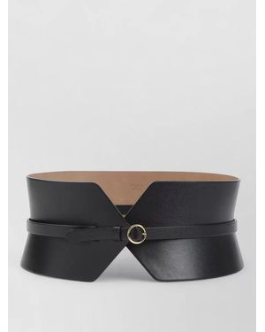 Alaïa Leather Bustier Belt - Grey