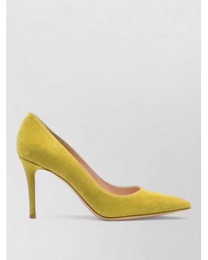 Gianvito Rossi Suede Leather Pumps - Yellow