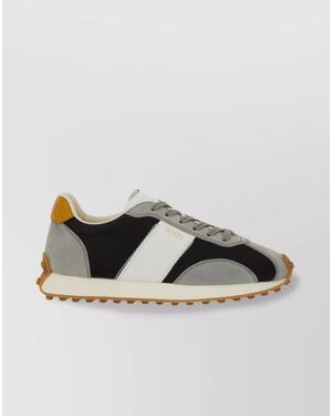 Tod's Suede And Fabric Low-Top Trainers - Multicolour