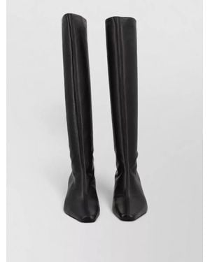 STAUD Leather Knee-High Boots - Black