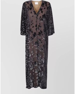 Pierre Louis Mascia Silk Beach Dress - Black