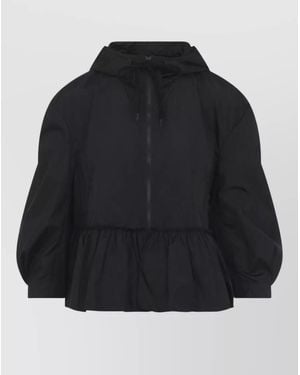 Simone Rocha Ruffled Peplum Jacket - Black