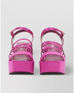 NODALETO Crystal-Embellished Sandals - Pink