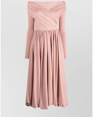 Philosophy Cotton Midi Dress - Pink