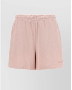 ショートパンツ ROTATE BIRGER CHRISTENSEN 'Elasticated' shorts Pink Rotate Pink Shorts | Contemporary Ready to Wear | Coveti