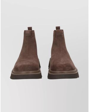UGG Leather Chelsea Boots - Brown