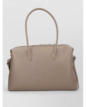 Yuzefi Leather Shoulder Bag - Natural