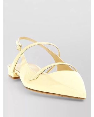 Alexandre Birman Tita Ballerina Slingback Shoes Patent - Metallic