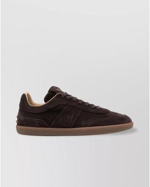 スニーカー Tod'S Tod S Smooth Leather And Suede Sneakers Man MULTICOLOUR Tod's Sneakers in Suede XXM03E0GC50B4P5M7P61