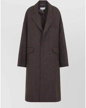 Maison Margiela Wool Oversized Checked Coat - Multicolour
