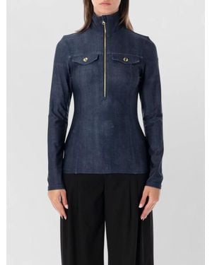 Goldbergh Printed Slim-Fit Zip Jacket - Blue