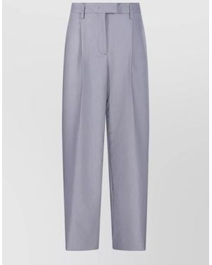 Thelatest Wide-Leg Trousers - Purple