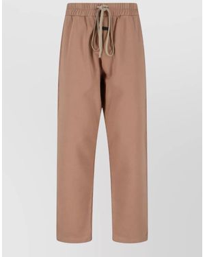 Fear Of God Cotton Straight-Leg Track Trousers - Natural