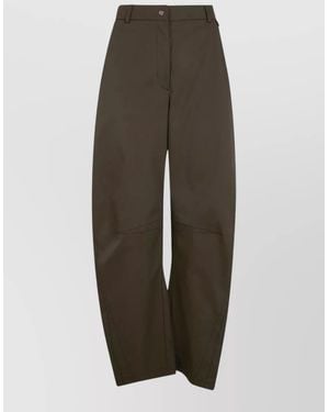 Herno Tailored Wide Leg Pants Back Side Pockets - Multicolor