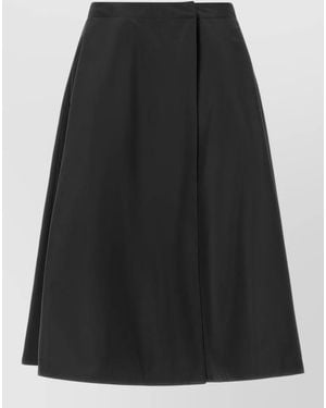 Moncler Padded Midi A-Line Skirt - Black
