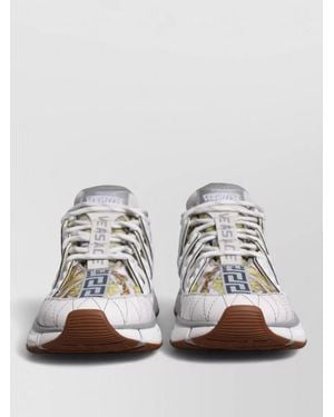 Versace Printed Low-Top Trainers - Metallic