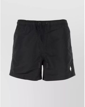 Marcelo Burlon Polyester Swimming Shorts - Black