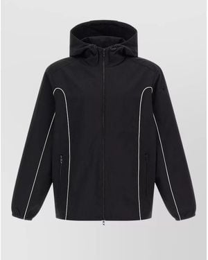 DIESEL Hooded Regular-Fit Raincoat - Blue