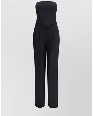 Pinko Strapless Jumpsuit - Blue