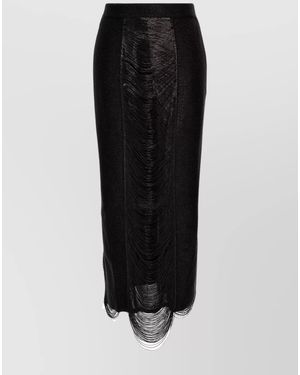 McQueen Maxi Skirt - Black