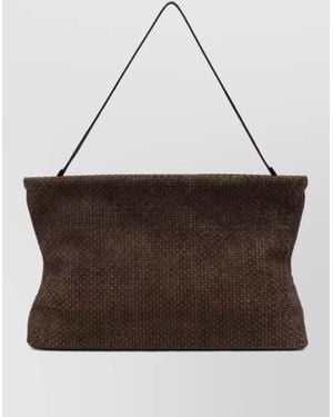 Marsèll Braided Leather Pochette Bag - Brown