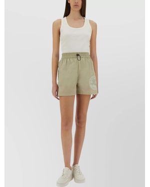Burberry Shorts Elastic Waistband Side Pocket - Green