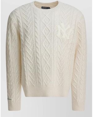 Polo Ralph Lauren New York Yankees Wool And Alpaca Sweater - White