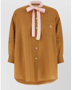 Marni Ramie Shirt - Brown