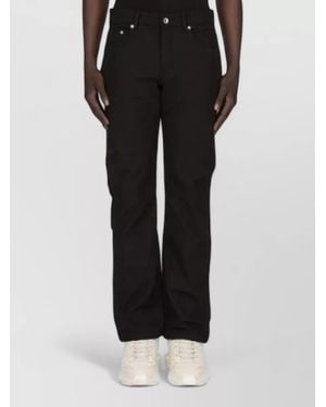 Rick Owens Drkshdw Straight Leg Denim Five Pocket - Black