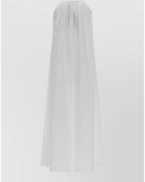 Max Mara Cotton Maxi Beach Cover-Up - White