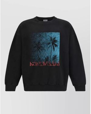 Balenciaga Cotton Sweatshirt - Blue