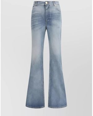 Balmain Denim Flared Jeans - Blue