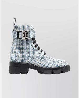 Givenchy Lace-Up Boots - Blue