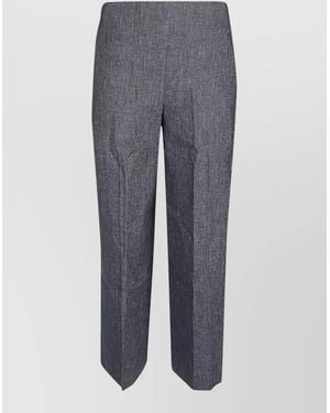 Via Masini 80 Wide-Leg Trousers - Grey