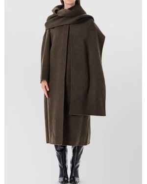 Soeur Wool Cape - Brown