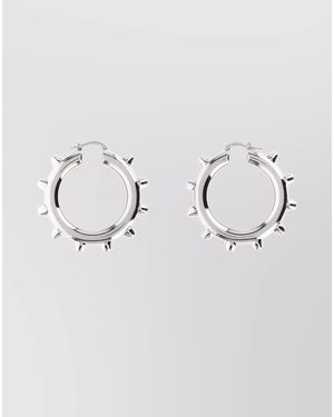 Jil Sander Brass Stud Earrings - Multicolour