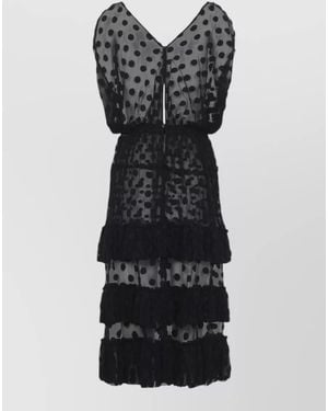 Dries Van Noten Midi Dress - Black
