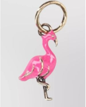 Chloé Flamingo Motif Key Holder Tone - Pink