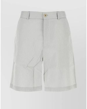 GIMAGUAS Embroidered Chino Shorts - White