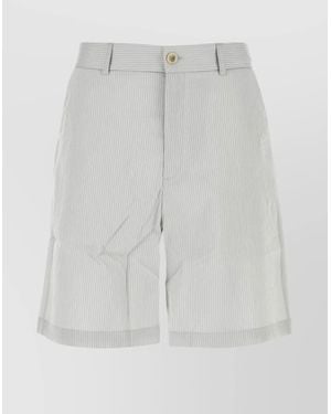 GIMAGUAS Embroidered Chino Shorts - White